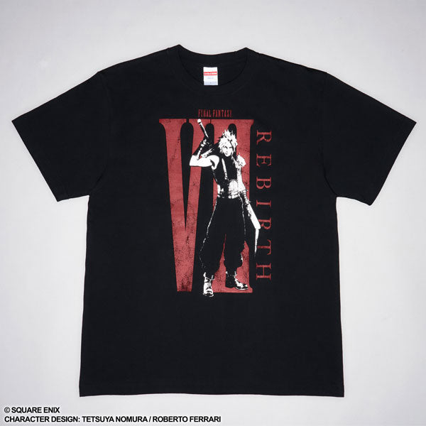 ファイナルファンタジーVII リバース Tシャツ クラウド・ストライフ(ブラック×レッド) [スクウェア・ エニックス][GOODS]
