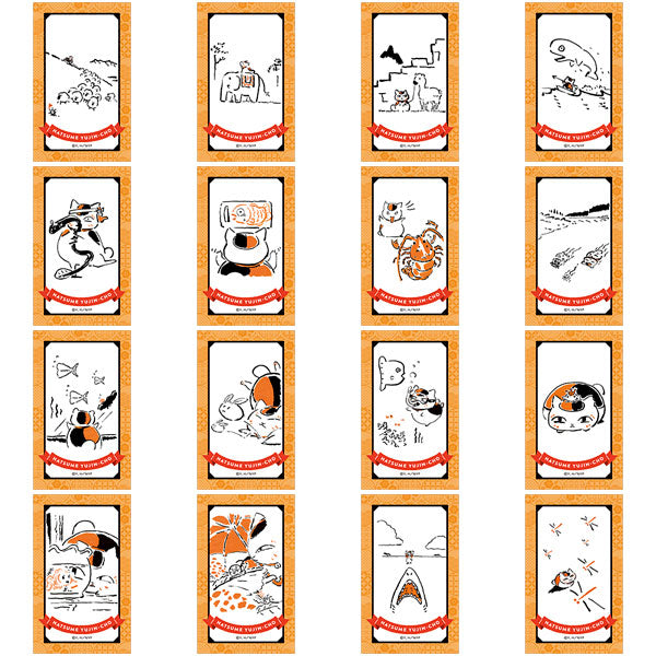 Natsume's Book of Friends Nyanko-sensei Trading Clear Card [1 Piece] [Movic] [Trading]