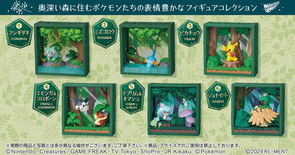 ポケモンフレーム 深緑の森 1箱6個入り  [リーメント][ Tフィギュア]