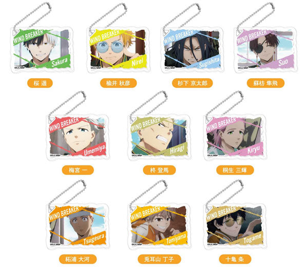 デコフレアクリルキーホルダー アニメ WIND BREAKER 1箱10個入り [ハセ・プロ][トレーディング]