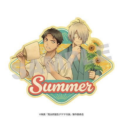 映画「鬼太郎誕生 ゲゲゲの謎」 トラベルステッカー 3.鬼太郎の父&水木<夏> [エンスカイ][GOODS]