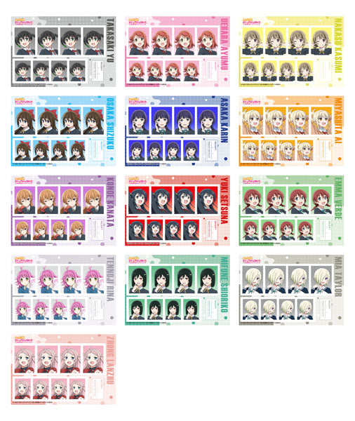 Love Live! Nijigasaki High School Idol Club ID Photo Studio 1 box / 13 pieces [Movic][Trading]
