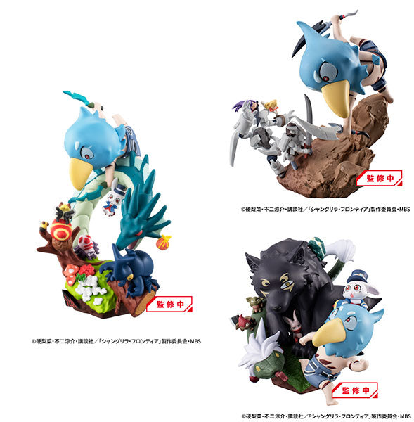 PuchiRama EX Shangri-La Frontier VS Monster Diorama Collection [MegaHouse] [Trading Figures] (Set of 3 per box)