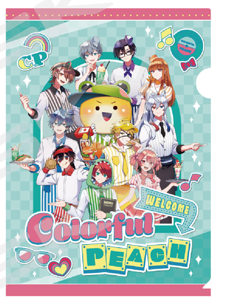 カラフルピーチ クリアファイル ダイナー ① [エンスカイ][GOODS]