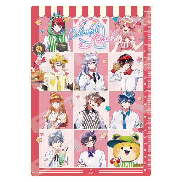 カラフルピーチ 下じき ダイナー ① [エンスカイ][GOODS]