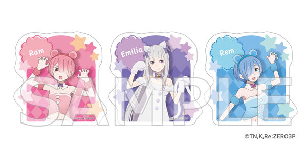 「Re:ゼロから始める異世界生活」ステッカーセット ふわふわどうぶつコスver. [KADOKAWA][GOODS]