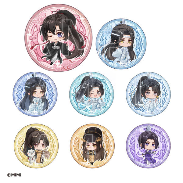 大河幻想ラジオドラマ「魔道祖師」 Cross World 交差する世界  65mmトレーディングデフォルメグリッター缶バッジ 原作ver. 1箱8個入り [amiami][トレーディング]