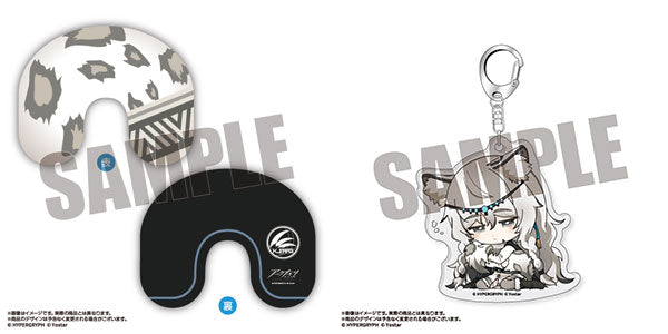 アークナイツ プラマニクスのしっぽ柄ネックピロー(描き起こしミニキャラアクキーセット) [amiami][GOODS]