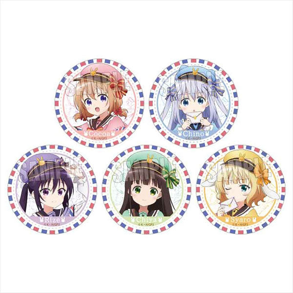 トレーディング缶バッジ ご注文はうさぎですか? BLOOM/郵便屋ver. 1箱5個入り [ベルハウス][トレーディング]