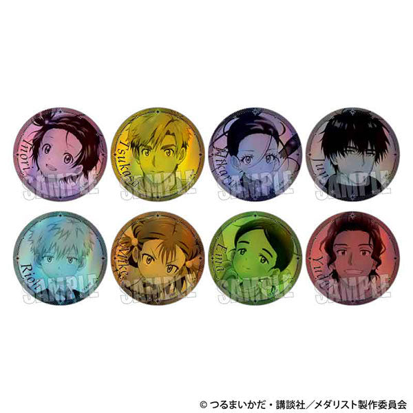 トレーディングホログラム缶バッジ メダリスト 1箱8個入り [ベルハウス][トレーディング]
