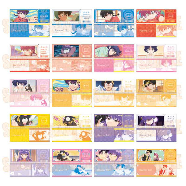 トレーディングチケット風カード らんま1/2 1箱10個入り [ベルハウス][トレーディング]