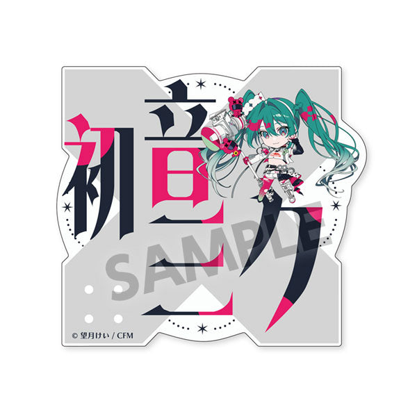 レーシングミク 2025Ver. ねんどろいどぷらす キービジュアル1 Ver. おなまえアクリルバッジ [ホビーストック][GOODS]