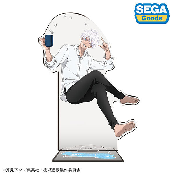 呪術廻戦 BIGアクリルスタンド“五条悟(MorningRoutine)” [セガ フェイブ][GOODS]