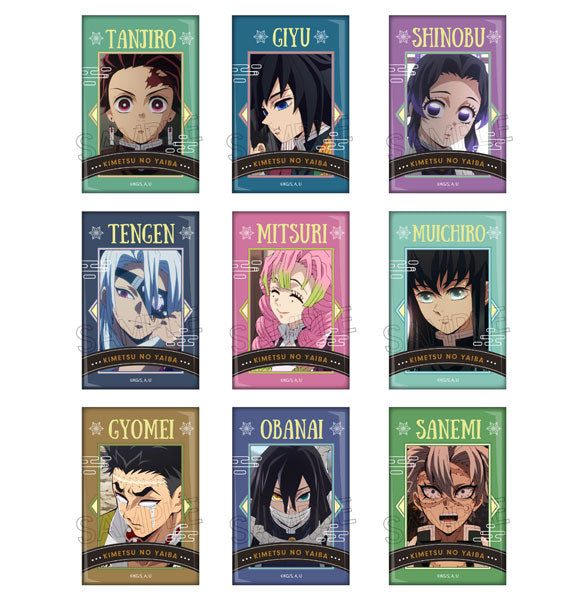 Demon Slayer: Kimetsu no Yaiba Square Can Badge -Hashira Training Arc- Box of 9 [Twinkle][Trading]