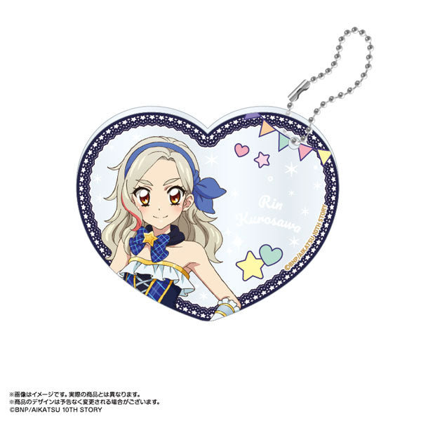 アイカツ!あかりGeneration×マリオンクレープ  ぴくりあアクキー&スタンド 黒沢凛 [amiami][GOODS]