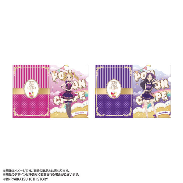 アイカツ!あかりGeneration×マリオンクレープ  A4クリアファイルセット 大地のの&白樺リサ [amiami][GOODS]