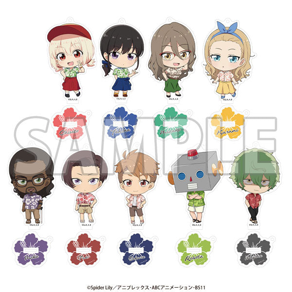 「リコリコみやこ!2025 in 宮古島」トレーディングミニキャラアクリルスタンドキーホルダー(全9種) 1箱9個入り [イーディス][トレーディング]