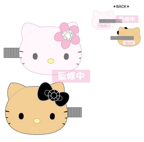 ハローキティ ぬいぐるみマルチクリップ カオハナ&ブラック [ティー・シー・ピー][GOODS]