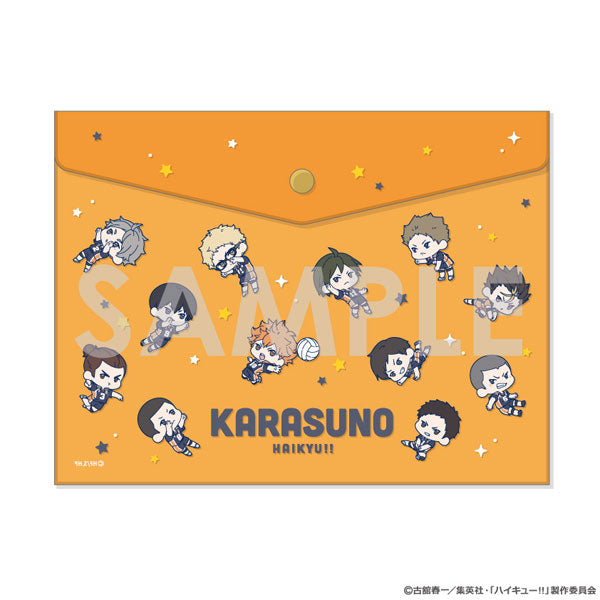 ハイキュー!! わちゃっと!フラットケース 1.烏野 [ソル・インター ナショナル][GOODS]