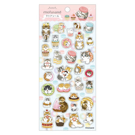 mofusand Clear Stickers ⑧ [Ensky][GOODS]