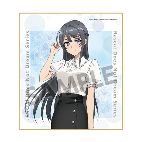 青春ブタ野郎シリーズ 描き下ろしミニ色紙 桜島麻衣の夏休み 私服 ver. [ホビーストック][GOODS]