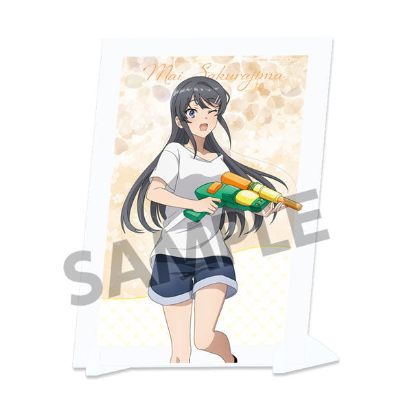 青春ブタ野郎シリーズ 描き下ろしビジュアルアクリルプレート 桜島麻衣の夏休み 水遊び ver. [ホビーストック][GOODS]