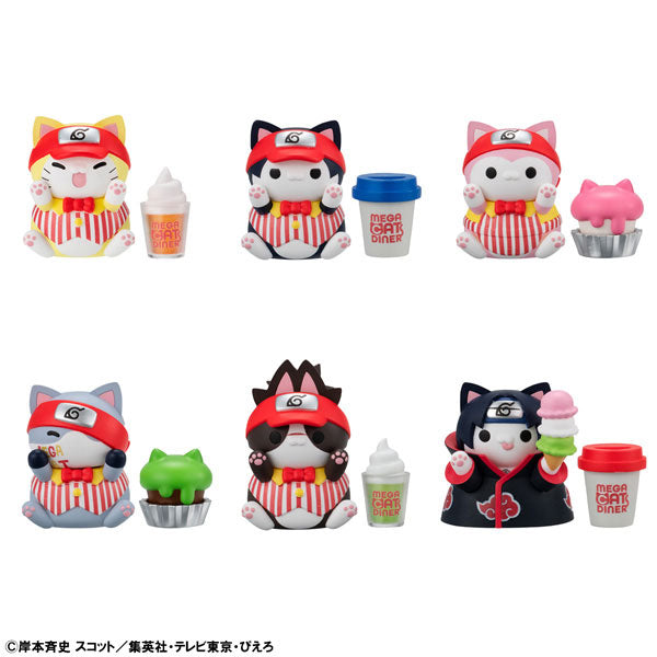 MEGA CAT PROJECT NARUTO-ナルト- ニャルト!MEGACAT DINNER 1箱6個入り [メガハウス][トレーディング]