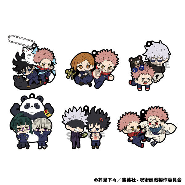 Rubber Mascot Buddy Collection Jujutsu Kaisen, Box of 6 [MegaHouse][Trading]