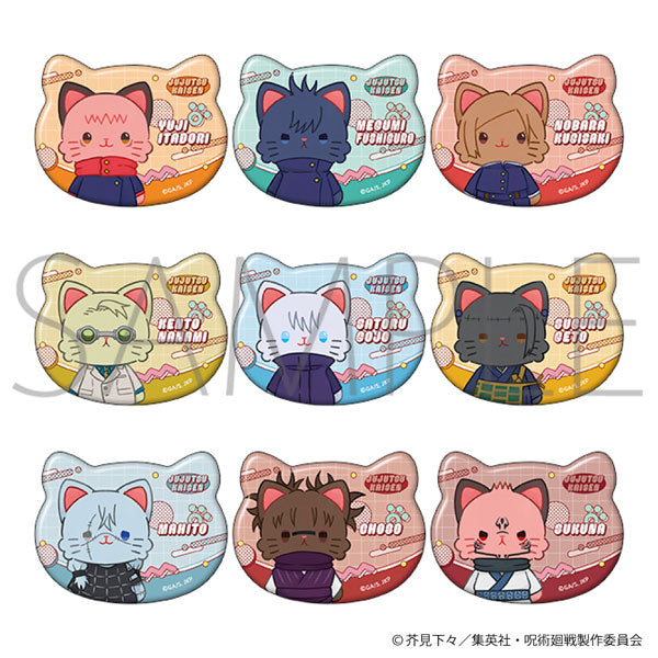 Jujutsu Kaisen Season 2 Character Badge Collection / withCAT illustration Ver. Box of 9 [Movic][Trading]
