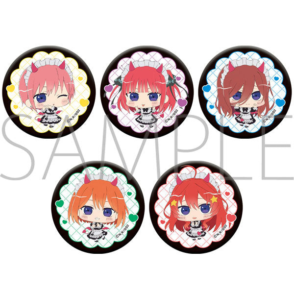 The Quintessential Quintuplets* Character Badge Collection (Chimits) 1 Box of 5 [Movic][Trading]