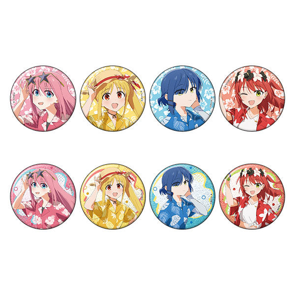 ぼっち・ざ・ろっく! キャラバッジコレクション/アロハ衣装 1箱8個入り [ムービック][トレーディング]