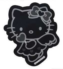 ハローキティ ダイカットステッカー ブラック [ティー・シー・ピー][GOODS]