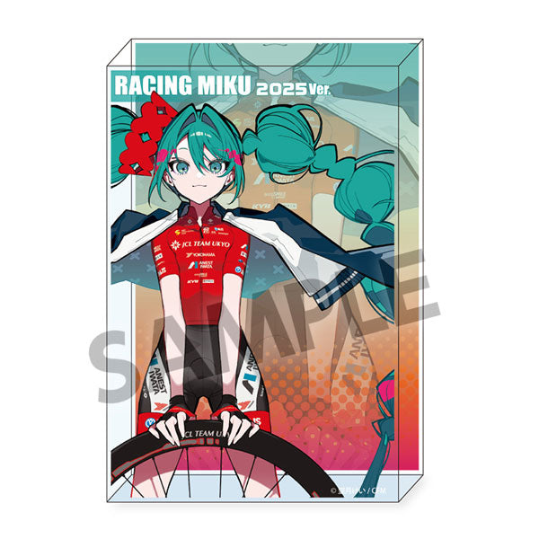 レーシングミク 2025 JCL TEAM UKYO 応援 Ver. アクリルブロック [ホビーストック][GOODS]