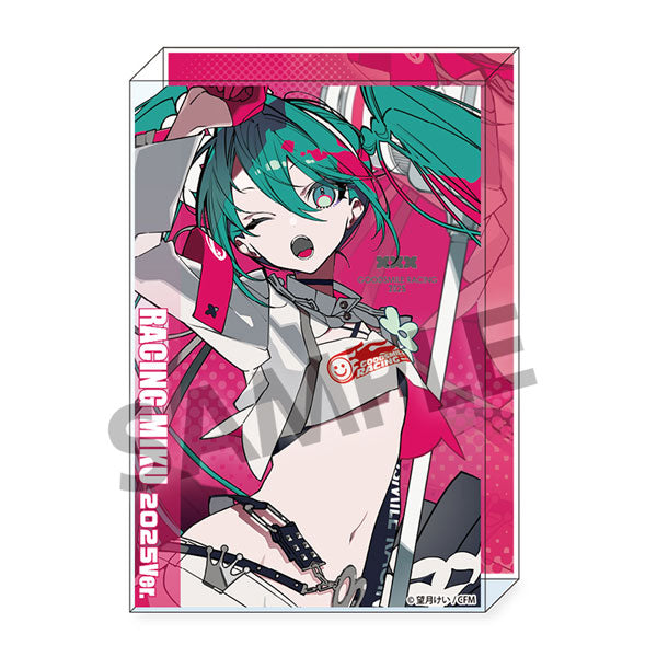 レーシングミク 2025 Rd.0 応援 Ver. アクリルブロック [ホビーストック][GOODS]