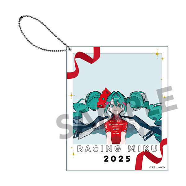 レーシングミク 2025 JCL TEAM UKYO 応援 Ver. ポラロイド風アクリルキーホルダー [ホビーストック][GOODS]