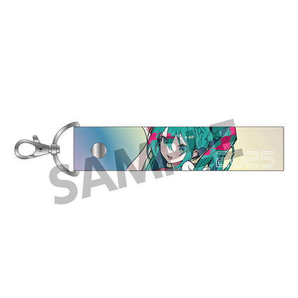 レーシングミク 2025 15th ''Rhapsody'' Ver. オーロラテープキーホルダー [ホビーストック][GOODS]