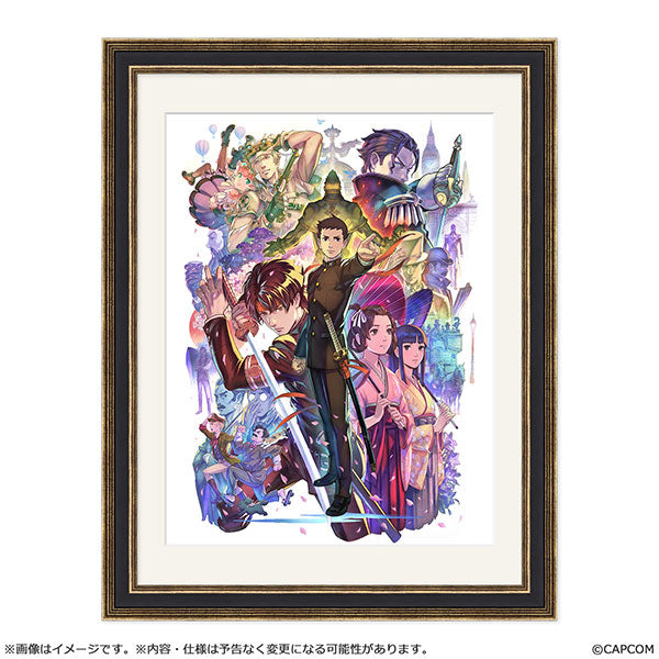 大逆転裁判1&2 -成歩堂龍ノ介の冒險と覺悟- メインビジュアル 額装付きキャラファイングラフ [カプコン (玩具)][GOODS]