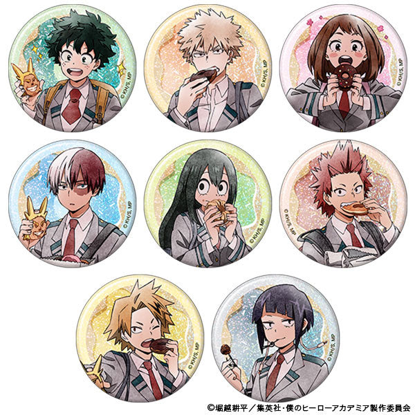 My Hero Academia Holo Badge Collection, 1 Box of 8 [Movic][Trading]