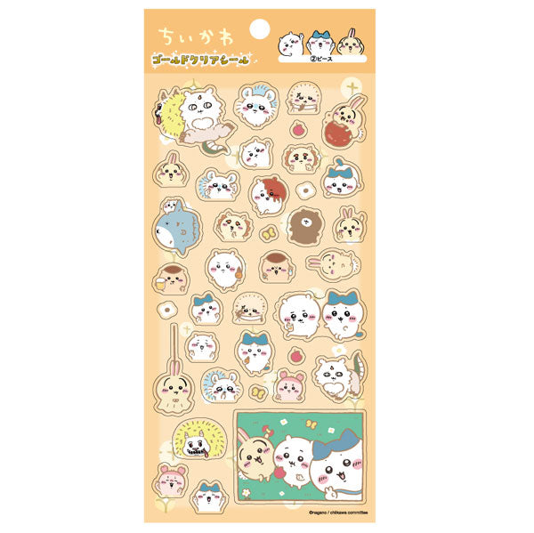 ちいかわゴールドクリアシール ② ピース [エンスカイ][GOODS]