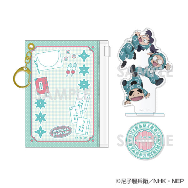 忍たま乱太郎 ポーチ入りアクリルスタンド 1.乱太郎&きり丸&しんべヱ [ソル・インターナショナル][GOODS]