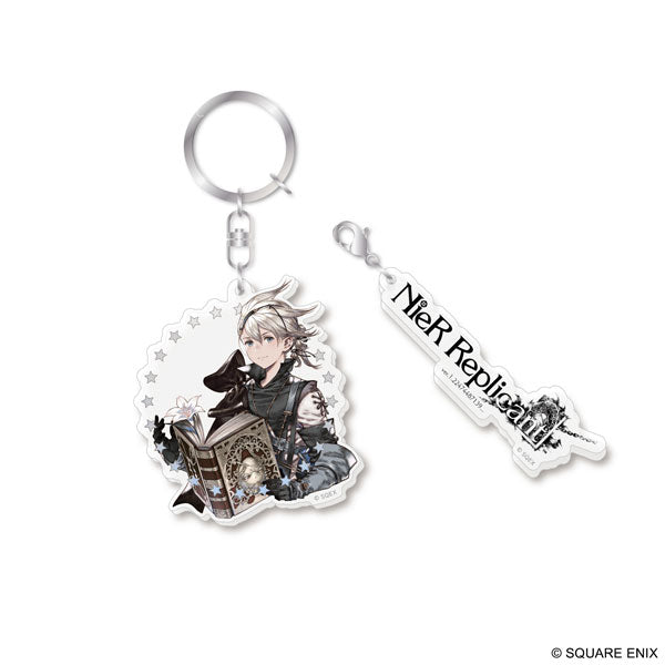 NieR Series 15th Anniversary アクリルキーホルダー 少年ニーア&白の書 [スクウェア・エニックス][GOODS]