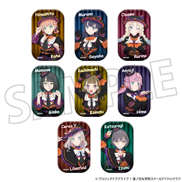 Love Live! Hasu no Sora Jogakuin School Idol Club Square Can Badge Collection 1 Box/8 Pieces [Movic] [Trading]
