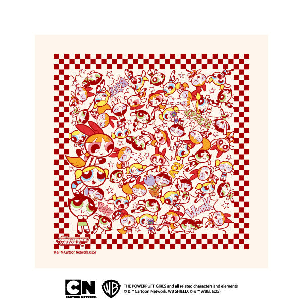 パワーパフガールズ バンダナハンカチ②チェッカー [エンスカイ][GOODS]