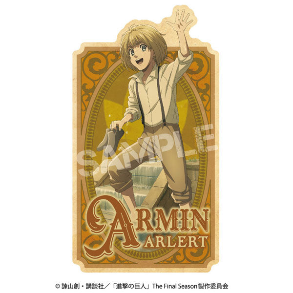 TVアニメ「進撃の巨人」 トラベルステッカー 6.アルミン(幼少期) [エンスカイ][GOODS]