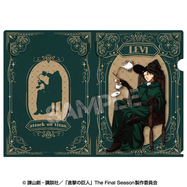 TVアニメ「進撃の巨人」 クリアファイル(“魔法使い''style) 2.リヴァイ [エンスカイ][GOODS]