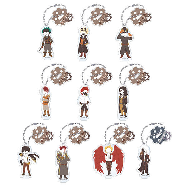 My Hero Academia Trading Stand-Included Acrylic Keychain / Yuru Palette 1 Box of 10 [Movic][Trading]
