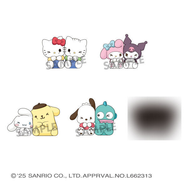 ぴたきゅーと サンリオキャラクターズ 1箱4個入り [メガハウス][トレーディング]