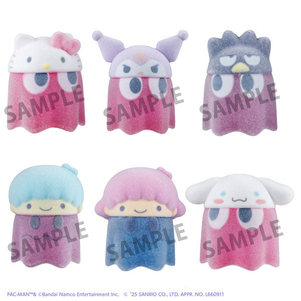 パックマン×サンリオキャラクターズ ちびコレクトフィギュア Vol.2 フロッキーver. 1箱6個入り [メガハウス][トレーディング]