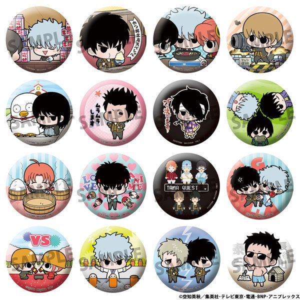Gintama Famous Scenes Pin Badge Collection, Box of 16 [MegaHouse][Trading]