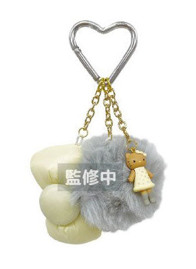 ハローキティ リボンストラップ グレー [ティー・シー・ピー][GOODS]